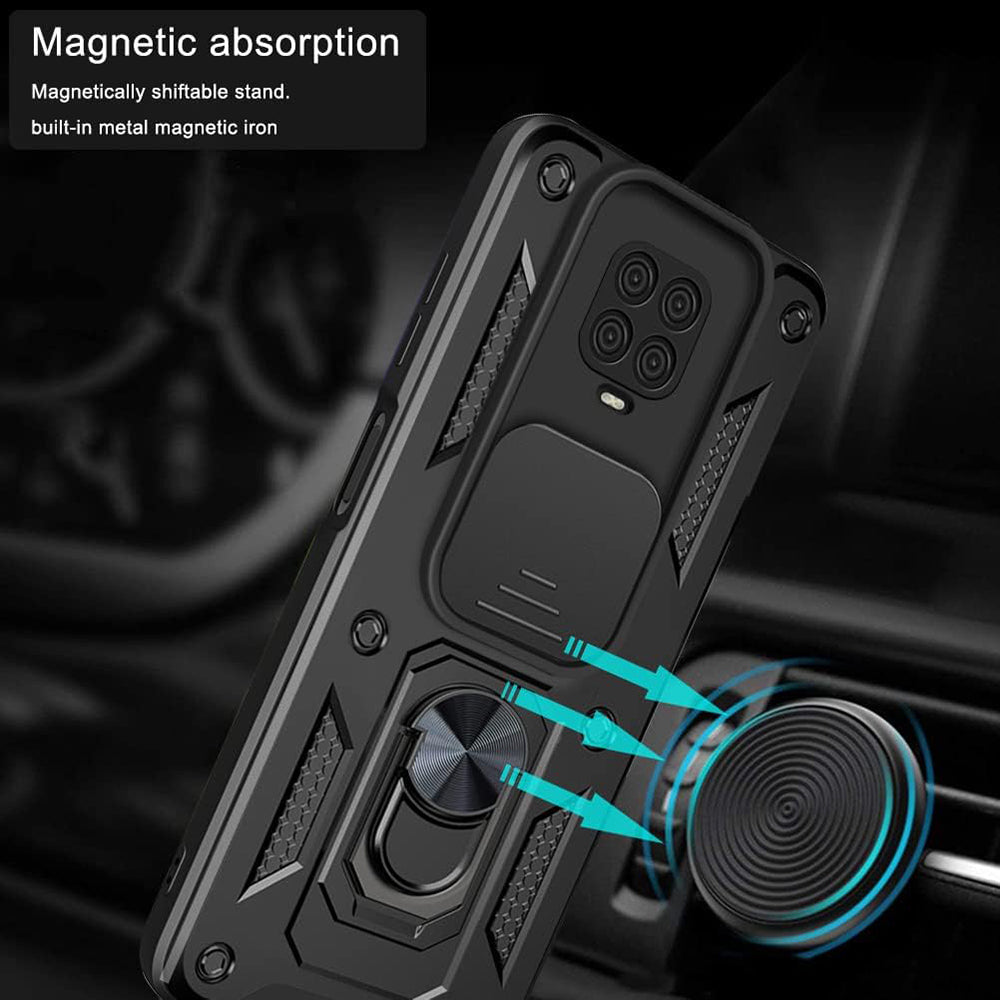 Hülle für Samsung Galaxy A50s A507 / A30s A307 / A50 A505, Techsuit, CamShield, Schwarz
