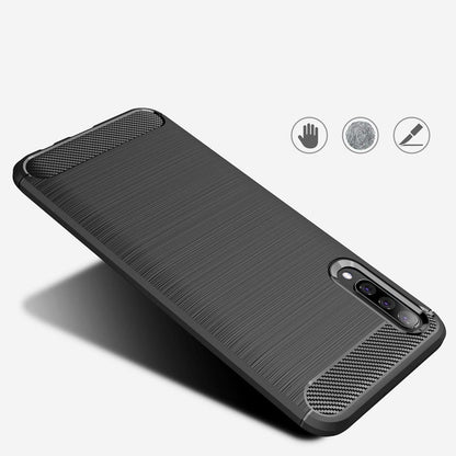 Hoes voor Samsung Galaxy A50s A507 / A30s A307 / A50 A505, Techsuit, Carbon, Zwart