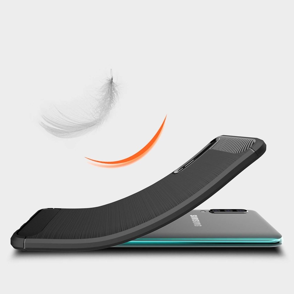 Hoes voor Samsung Galaxy A50s A507 / A30s A307 / A50 A505, Techsuit, Carbon, Zwart
