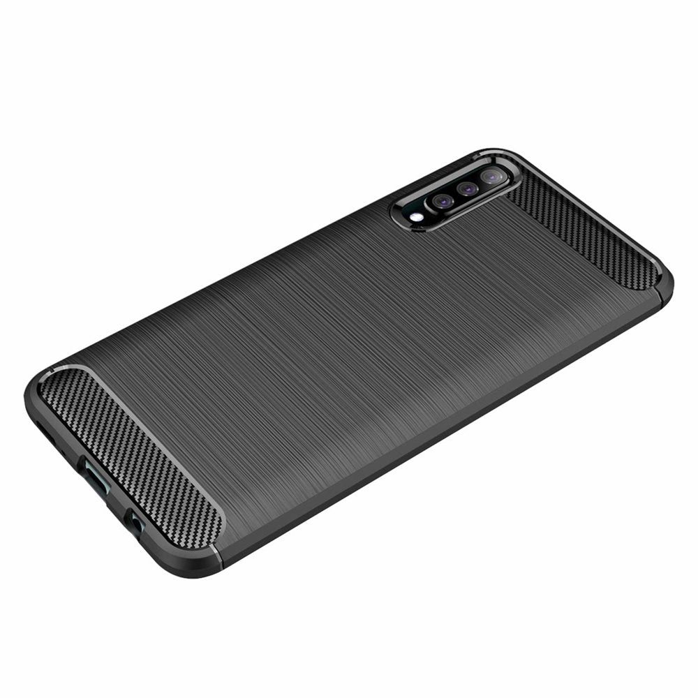 Hoes voor Samsung Galaxy A50s A507 / A30s A307 / A50 A505, Techsuit, Carbon, Zwart
