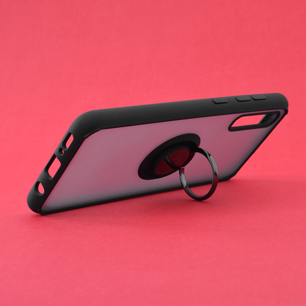 Hoes voor Samsung Galaxy A50s A507 / A30s A307 / A50 A505, Techsuit, Glinth, Zwart