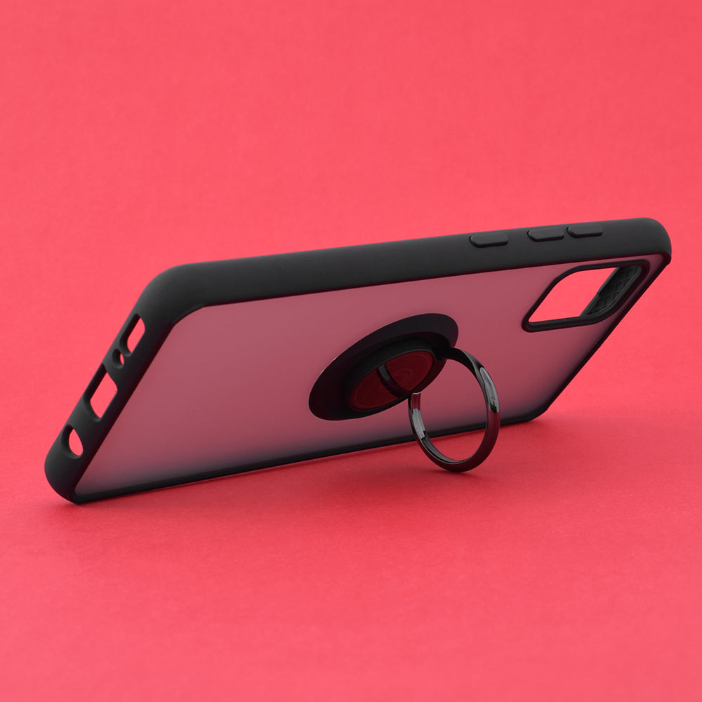 Coque pour Samsung Galaxy A51 A515, Techsuit, Glinth, Noire