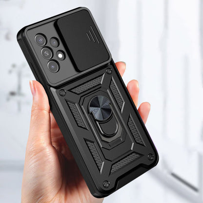 Hülle für Samsung Galaxy A52s 5G A528 / A52 5G A526 / A52 A525, Techsuit, CamShield, Schwarz