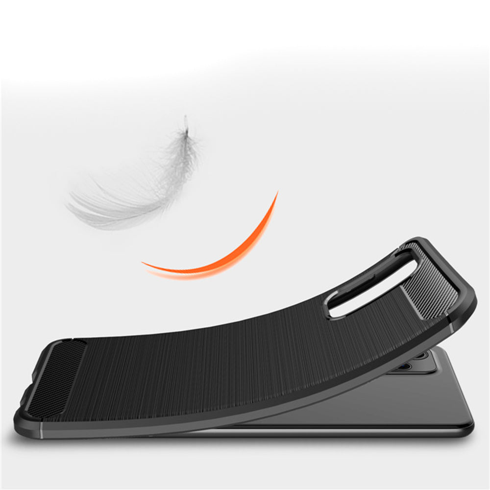 Hoes voor Samsung Galaxy A52s 5G A528 / A52 5G A526 / A52 A525, Techsuit, Carbon, Zwart