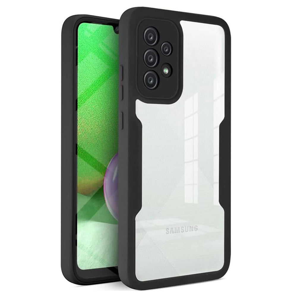 Coque pour Samsung Galaxy A52s 5G A528 / A52 5G A526 / A52 A525, Techsuit, ColorVerse 360, Noire