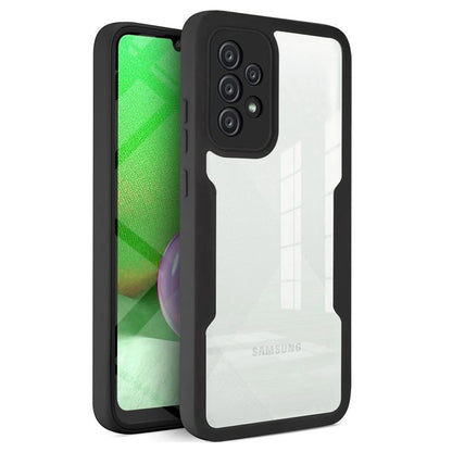 Coque pour Samsung Galaxy A52s 5G A528 / A52 5G A526 / A52 A525, Techsuit, ColorVerse 360, Noire