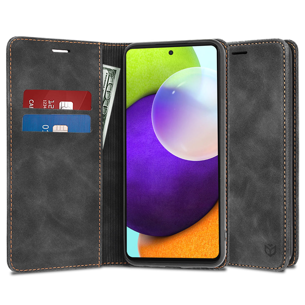 Hoes voor Samsung Galaxy A52s 5G A528 / A52 5G A526 / A52 A525, Techsuit, Confy, Zwart