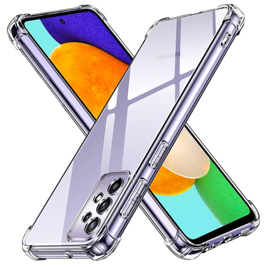 Coque pour Samsung Galaxy A52s 5G A528 / A52 5G A526 / A52 A525, Techsuit, Antichoc Claire, Transparente