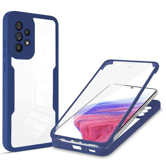Coque pour Samsung Galaxy A53 5G A536, Techsuit, ColorVerse 360, Bleue