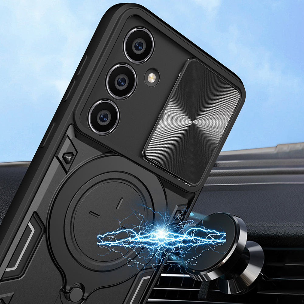 Coque pour Samsung Galaxy A54 A546, Techsuit, CamGuard Pro, Noire