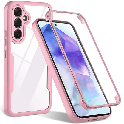 Hülle für Samsung Galaxy A54 A546, Techsuit, ColorVerse 360, Rosa