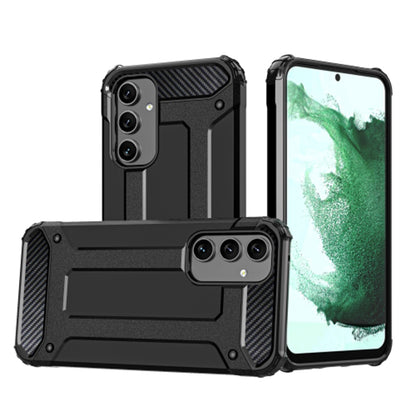 Coque pour Samsung Galaxy A54 A546, Techsuit, Hybrid Armor, Noire