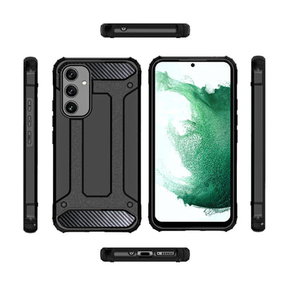 Coque pour Samsung Galaxy A54 A546, Techsuit, Hybrid Armor, Noire
