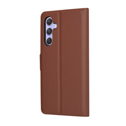 Hoes voor Samsung Galaxy A54 A546, Techsuit, Leather Folio, Bruin