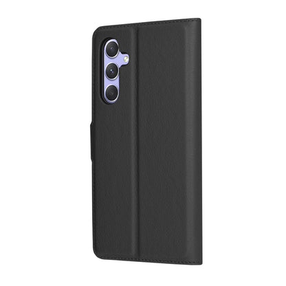 Hülle für Samsung Galaxy A54 A546, Techsuit, Leder-Folio, Schwarz