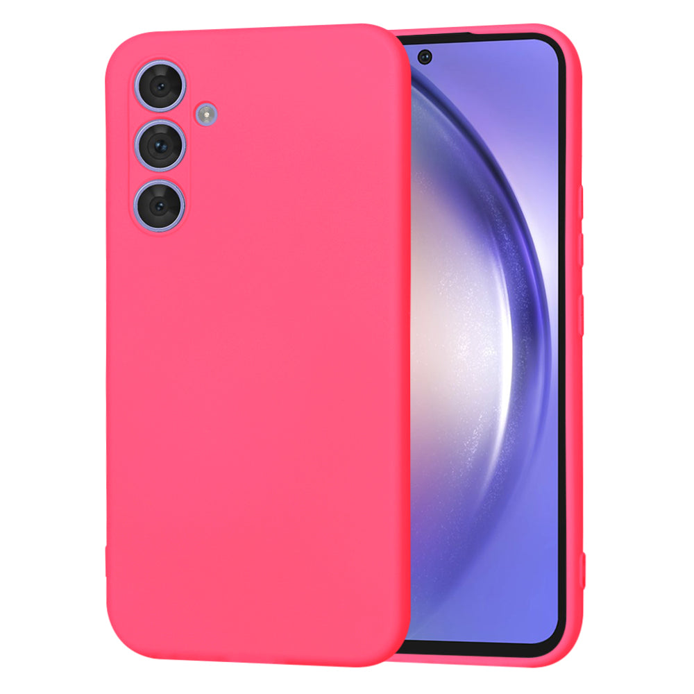Coque pour Samsung Galaxy A54 A546, Techsuit, SoftFlex, Rose Foncé