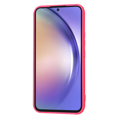 Coque pour Samsung Galaxy A54 A546, Techsuit, SoftFlex, Rose Foncé