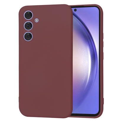 Hoes voor Samsung Galaxy A54 A546, Techsuit, SoftFlex, Wijnrood