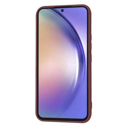 Hoes voor Samsung Galaxy A54 A546, Techsuit, SoftFlex, Wijnrood