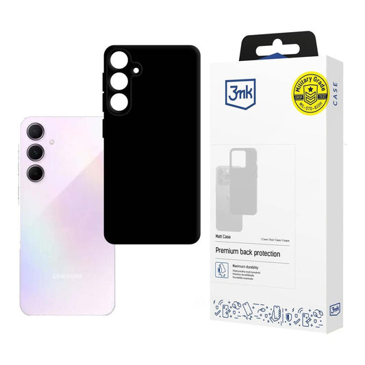 Hoes voor Samsung Galaxy A55 5G A556, 3MK, Mat Zwart