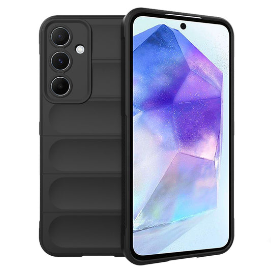 Hoesje voor Samsung Galaxy A55 5G A556, Techsuit, Magic Shield, Zwart