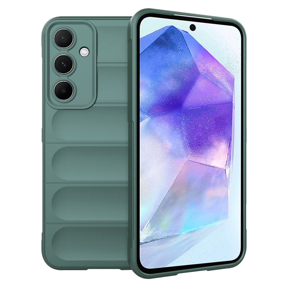 Coque pour Samsung Galaxy A55 5G A556, Techsuit, Magic Shield, Vert