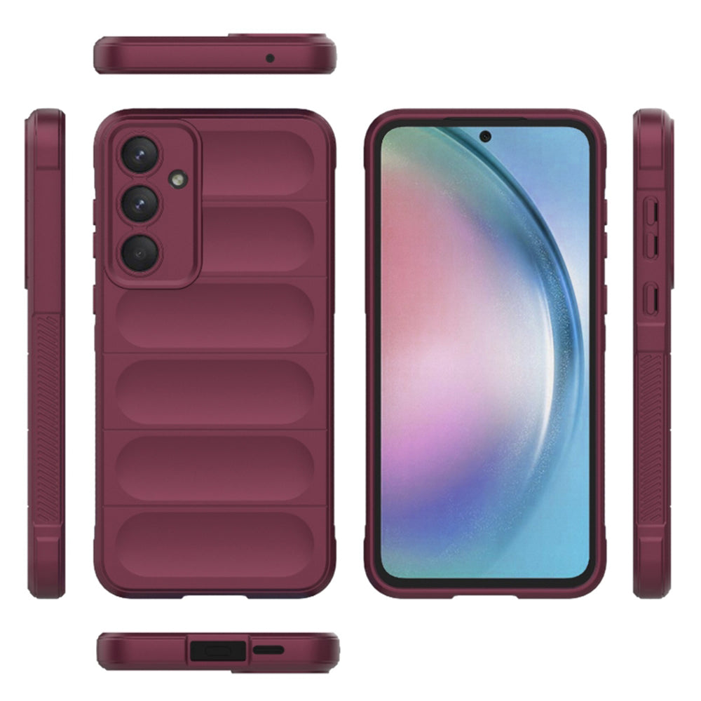 Coque pour Samsung Galaxy A55 5G A556, Techsuit, Magic Shield, Vert
