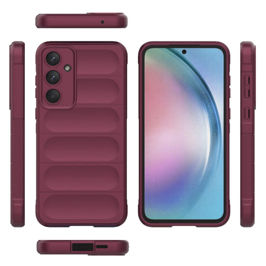 Hoes voor Samsung Galaxy A55 5G A556, Techsuit, Magic Shield, Groen