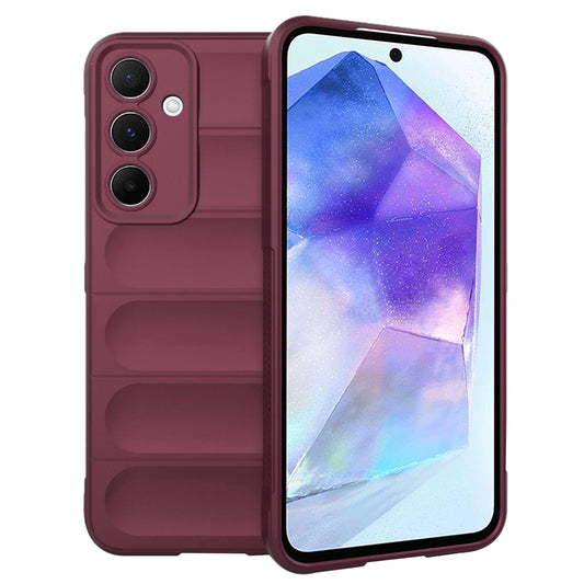 Hoesje voor Samsung Galaxy A55 5G A556, Techsuit, Magic Shield, Bordeaux