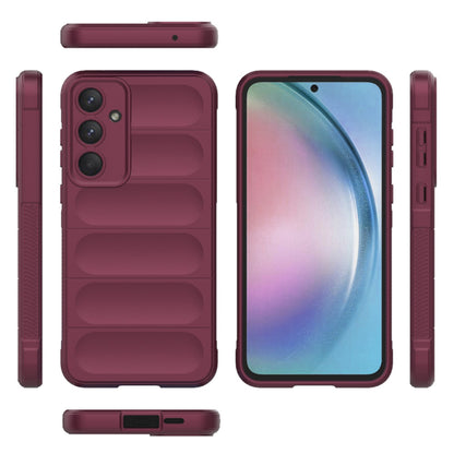 Case for Samsung Galaxy A55 5G A556, Techsuit, Magic Shield, Burgundy