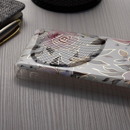 Hoes voor Samsung Galaxy A55 5G A556, Techsuit, Marble, Wit