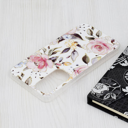 Hoes voor Samsung Galaxy A55 5G A556, Techsuit, Marble, Wit