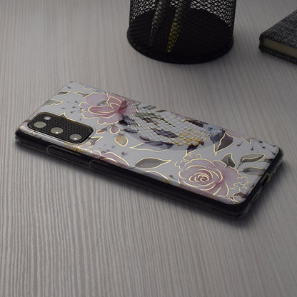 Hoes voor Samsung Galaxy A55 5G A556, Techsuit, Marble, Wit