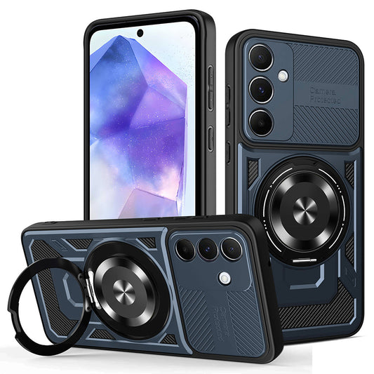 Hülle für Samsung Galaxy A55 5G A556, Techsuit, RuggedCam, Blau