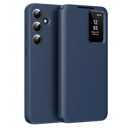 Hülle für Samsung Galaxy A55 5G A556, Techsuit, SmartView, Blau