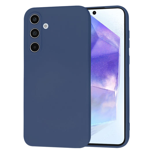 Hoesje voor Samsung Galaxy A55 5G A556, Techsuit, SoftFlex, Marineblauw