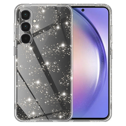 Hoesje voor Samsung Galaxy A55 5G A556, Techsuit, SparkleSkin, Transparant