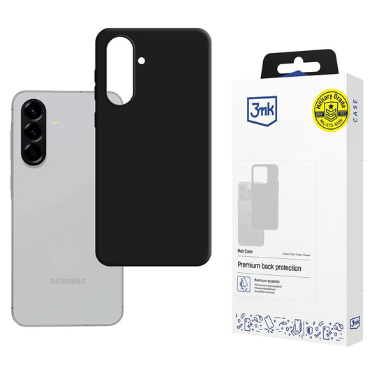 Hoes voor Samsung Galaxy A56 A566 / A36 A366, 3MK, Mat Zwart