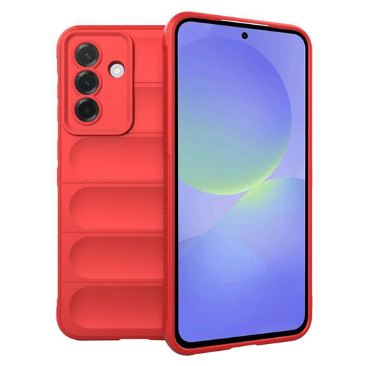 Hoes voor Samsung Galaxy A56 A566 / A36 A366, Techsuit, Magic Shield, Rood