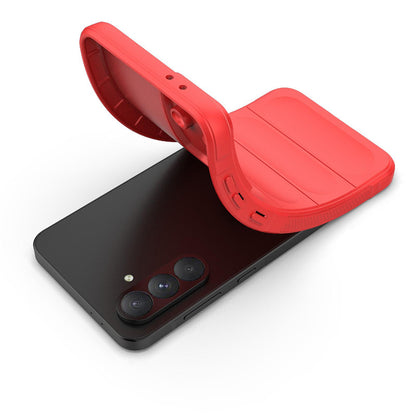 Hülle für Samsung Galaxy A56 A566 / A36 A366, Techsuit, Magic Shield, Rot