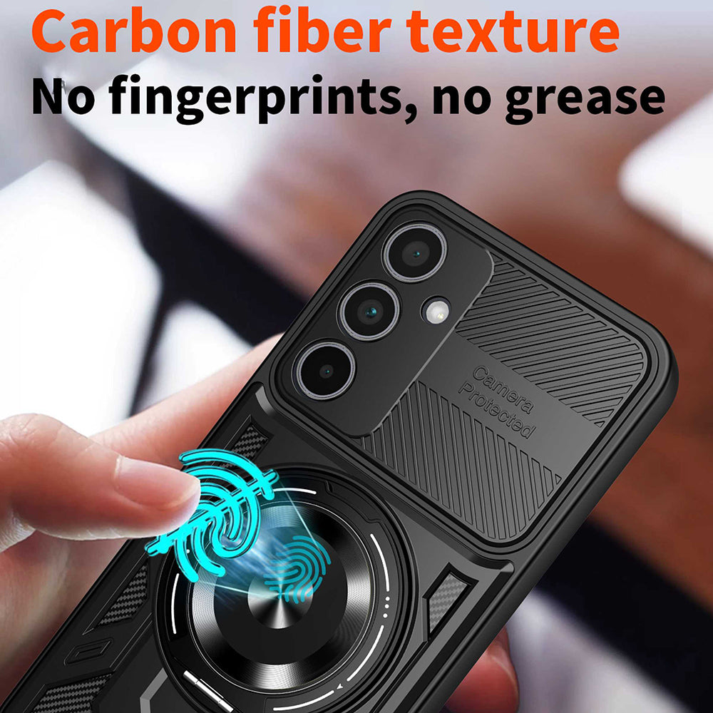 Hülle für Samsung Galaxy A56 A566 / A36 A366, Techsuit, RuggedCam, Grau