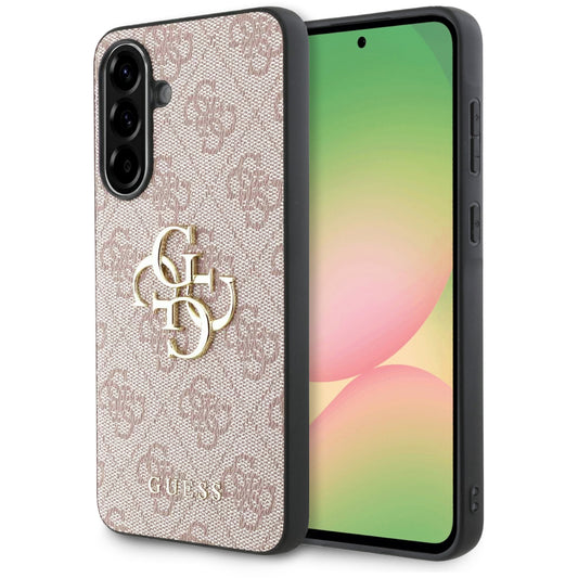 Hoesje voor Samsung Galaxy A56 A566, Guess, 4G Big Logo, Roze