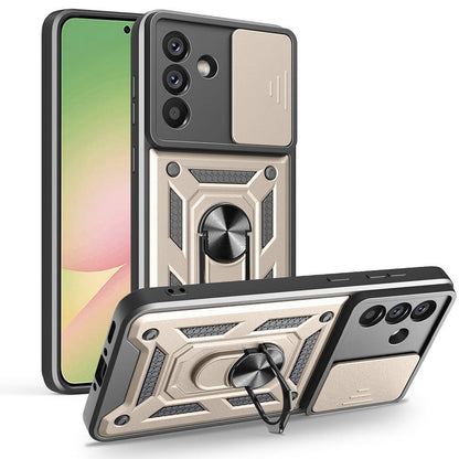 Coque pour Samsung Galaxy A56 A566, Techsuit, CamShield, Dorée