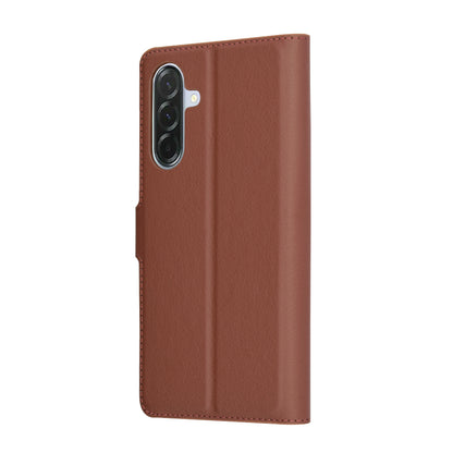 Coque pour Samsung Galaxy A56 A566, Techsuit, Leather Folio, Marron