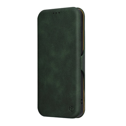 Coque pour Samsung Galaxy A56 A566, Techsuit, Safe Wallet Plus, Vert