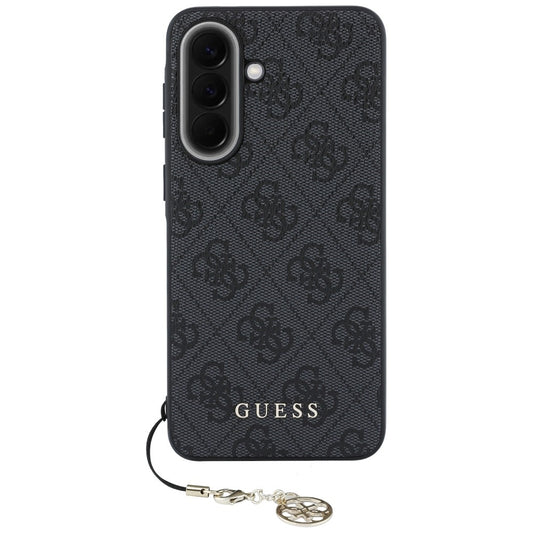 Coque pour Samsung Galaxy A57 5G, Guess, 4G Classic Logo Charm, Noire