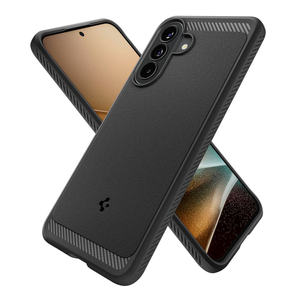 Hülle für Samsung Galaxy A57 5G, Spigen, Rugged Armor, Schwarz ACS09794