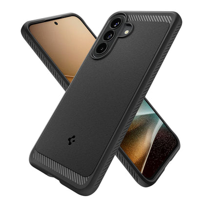 Hülle für Samsung Galaxy A57 5G, Spigen, Rugged Armor, Schwarz ACS09794