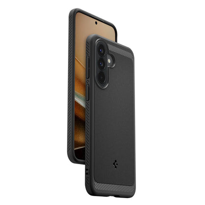 Hülle für Samsung Galaxy A57 5G, Spigen, Rugged Armor, Schwarz ACS09794