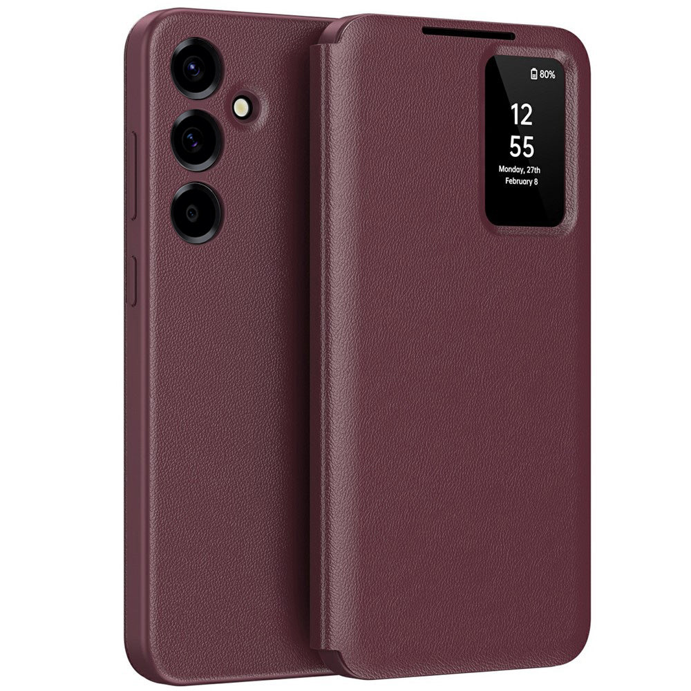 Étui pour Samsung Galaxy A57 5G, Techsuit, SmartView, Rouge